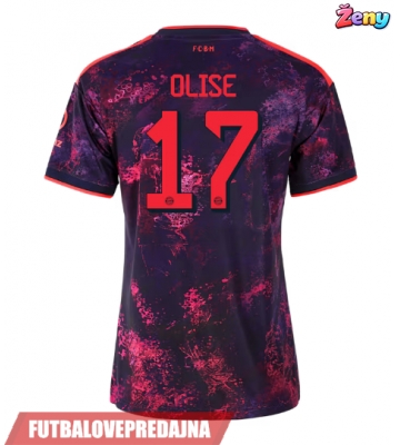 Lacne Ženy Futbalové dres Bayern Munich Michael Olise #17 2026-27 Krátky Rukáv - Tretina